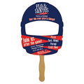 Stock Helmet Front Fan w/ Wooden Handle